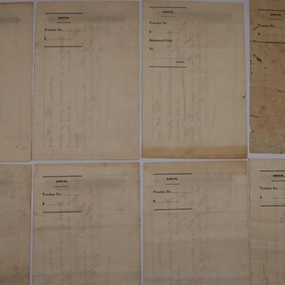 G.B. Johnson, Auditor of Public Accounts, New Orleans 1876 (8 total)