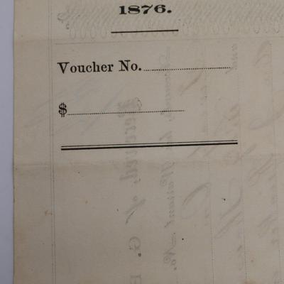 G.B. Johnson, Auditor of Public Accounts, New Orleans 1876 (8 total)