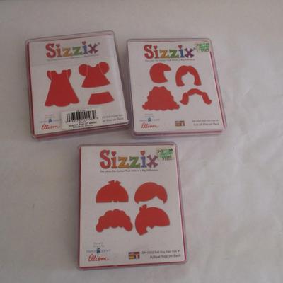 Sizzix Dies Doll Boy Hair Doll Dress Set Doll Girl Hair