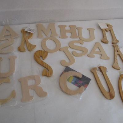 Wooden Letters