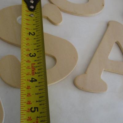 Wooden Letters