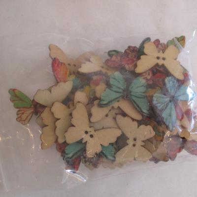 Wooden Butterflies Hand Made Genuine Grade Olive Wood Wooden Hearts