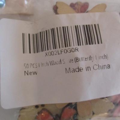 Wooden Butterflies Hand Made Genuine Grade Olive Wood Wooden Hearts