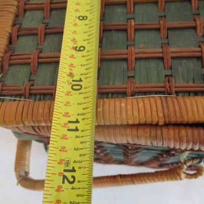 Rattan Wicker Picnic Basket