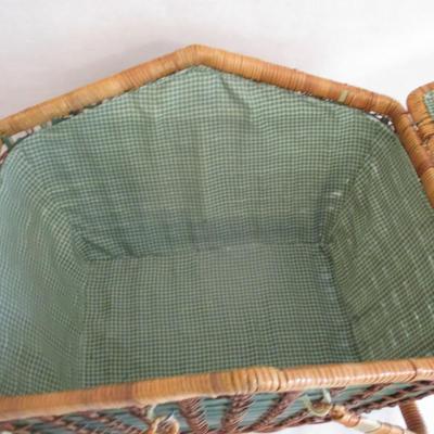 Rattan Wicker Picnic Basket