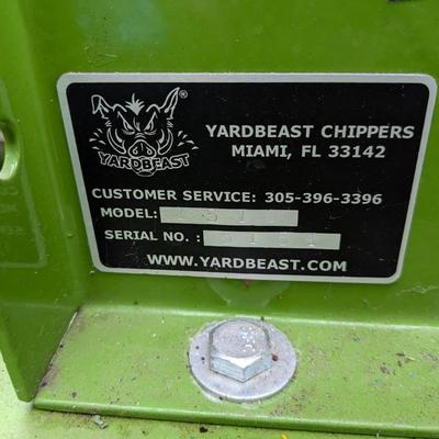 Like New Yardbeast 2510 Chipper
