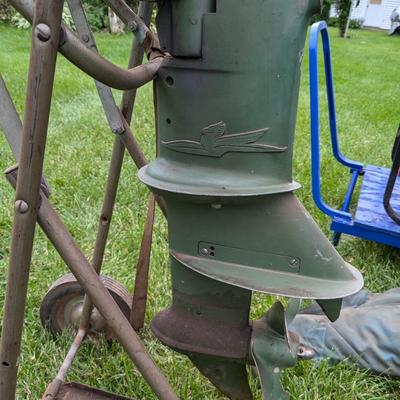 Beautiful Vintage Johnson 10Hp Sea Horse Boat Motor