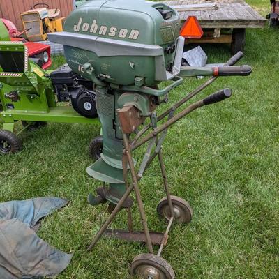 Beautiful Vintage Johnson 10Hp Sea Horse Boat Motor