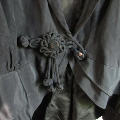 Antique Black Fancy Short Jacket Top, Read Description, See All Photos