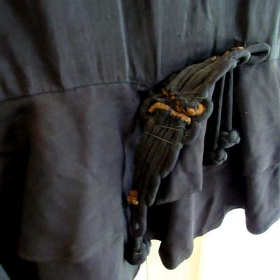 Antique Black Fancy Short Jacket Top, Read Description, See All Photos