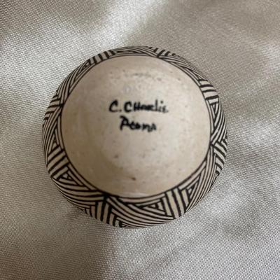 Acoma Native American Seed Pot