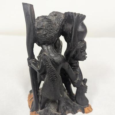 Vintage African Hand Carved Wooden Figure