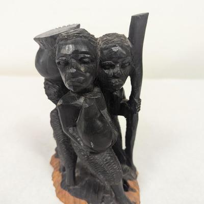 Vintage African Hand Carved Wooden Figure