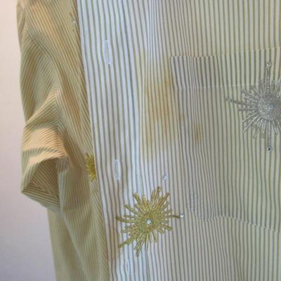 Men's Vintage Button Down Shirt, 17 1/2 XL, Mili Designs