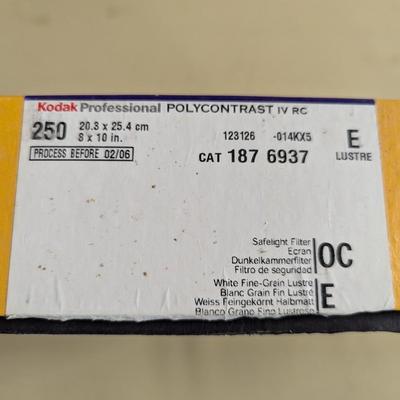 Kodak Professional Polycontrast IV RC 250 8 x 10 Lustre Paper