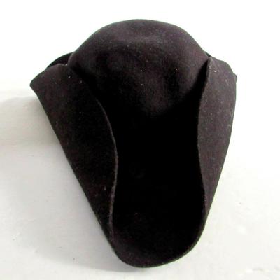 Vintage Smaller Size Tri Corner Hat, 100 Wool, M