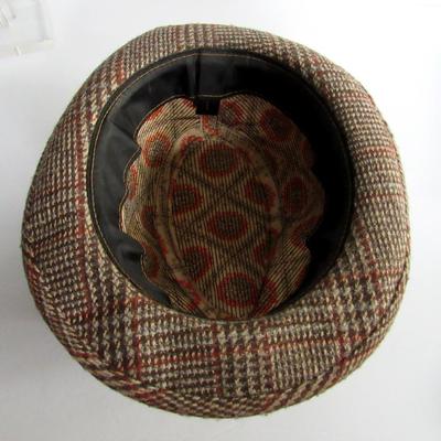 Vintage Men's Hat, Feather On Side L