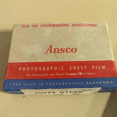 Ansco Photographic Sheet Film Super Hypan