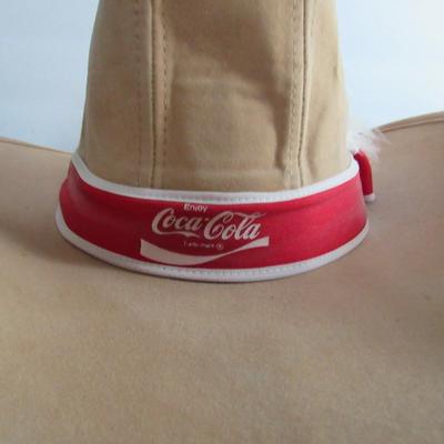 Older Men's Coca Cola Cowboy Hat With Feather, M