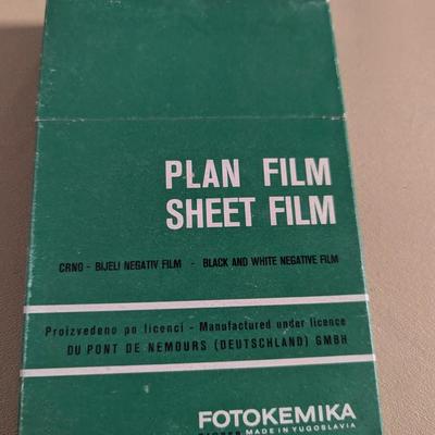 Plus X & Plain Film