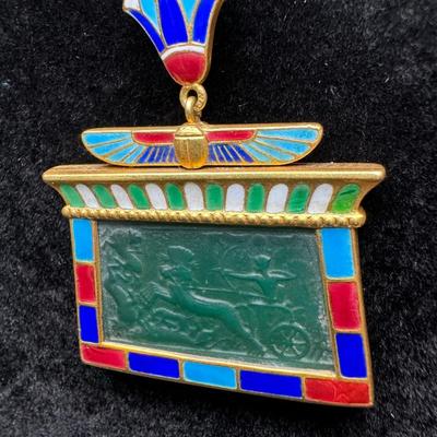 Estate Gold Necklace with Pendant