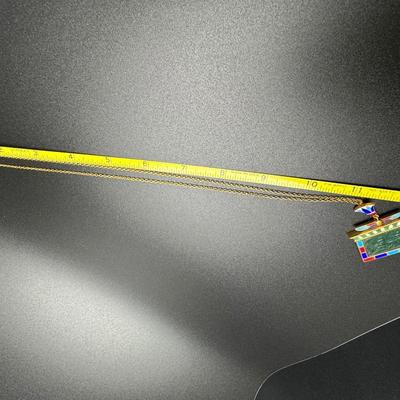 Estate Gold Necklace with Pendant