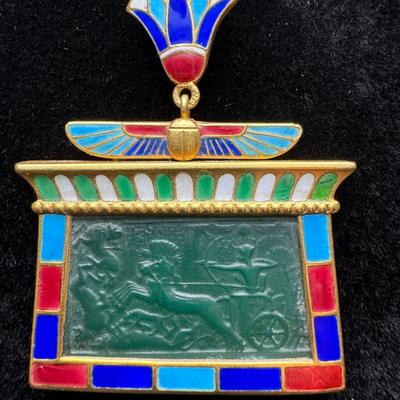 Estate Gold Necklace with Pendant