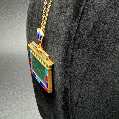 Estate Gold Necklace with Pendant