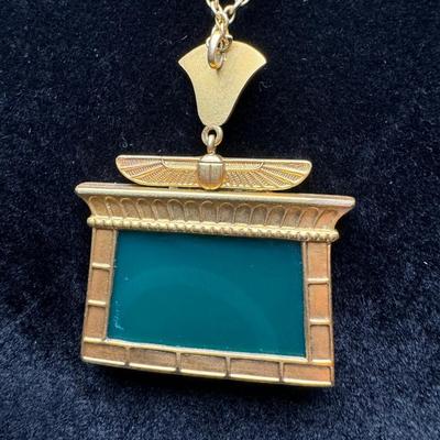 Estate Gold Necklace with Pendant