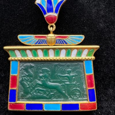 Estate Gold Necklace with Pendant