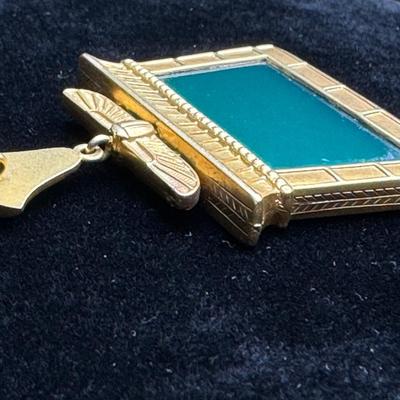 Estate Gold Necklace with Pendant