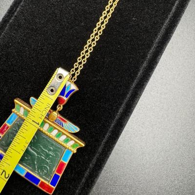 Estate Gold Necklace with Pendant