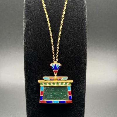 Estate Gold Necklace with Pendant