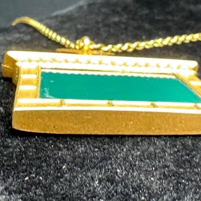 Estate Gold Necklace with Pendant