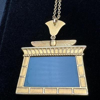 Estate Gold Necklace with Pendant