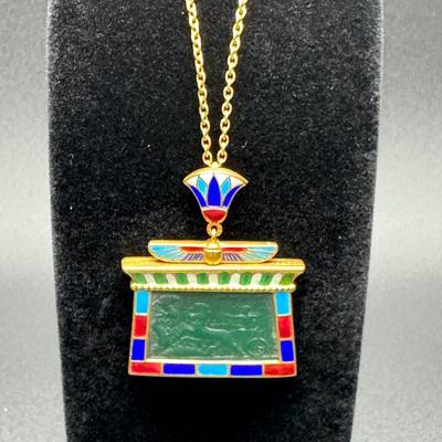 Estate Gold Necklace with Pendant