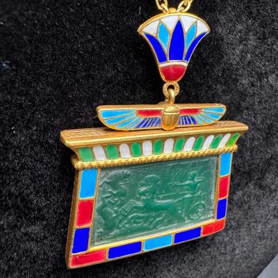 Estate Gold Necklace with Pendant