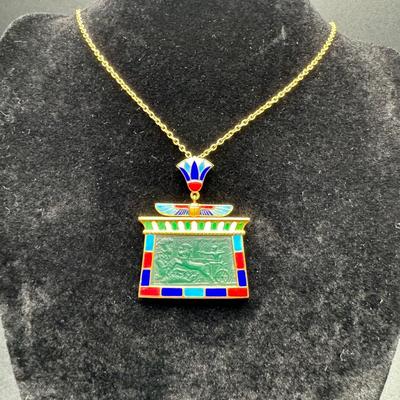 Estate Gold Necklace with Pendant