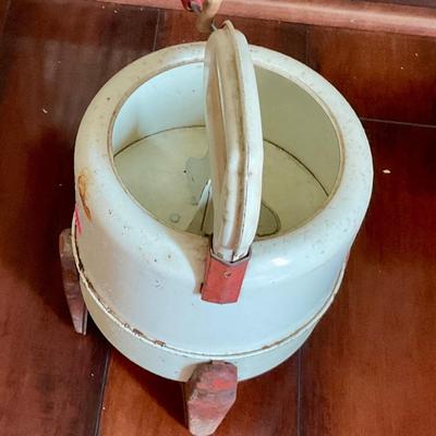 Vintage child toy wringer washing machine