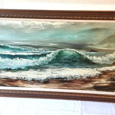 Lot #16 Original Oil on Canvas Painting -Listed Artist M. Erickson