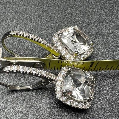 14K Pierced Hanging Earrings