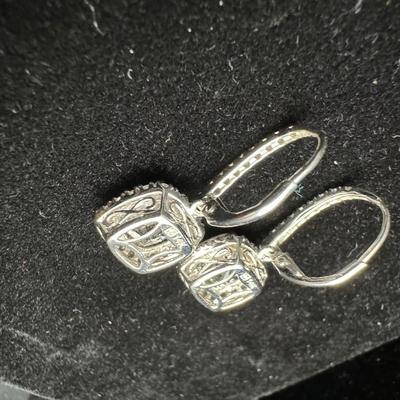 14K Pierced Hanging Earrings