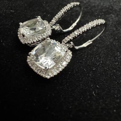 14K Pierced Hanging Earrings