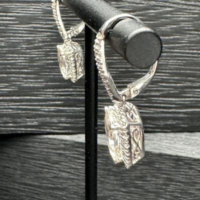 14K Pierced Hanging Earrings