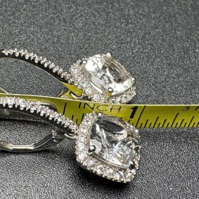 14K Pierced Hanging Earrings