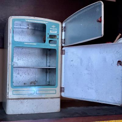 Vintage child’s toy refrigerator