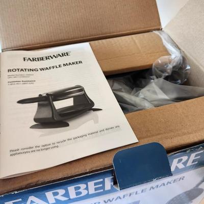 Lot #17 New in Box Farberware Belgian Waffle Maker