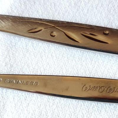Lot #20 Nice set of Mid Century Flatware - Will O' the Wisp pattern
