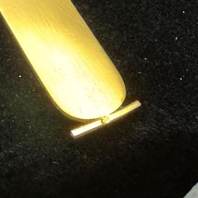 30” Gold Chain & Pendant with Egyptian Hieroglyphs