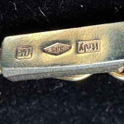 30” Gold Chain & Pendant with Egyptian Hieroglyphs